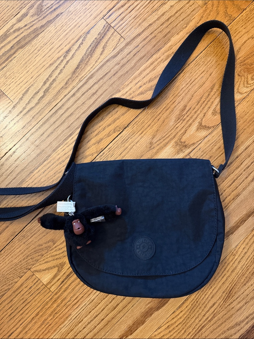 NWT Kipling Lucasta Crossbody Bag in Black Tonal